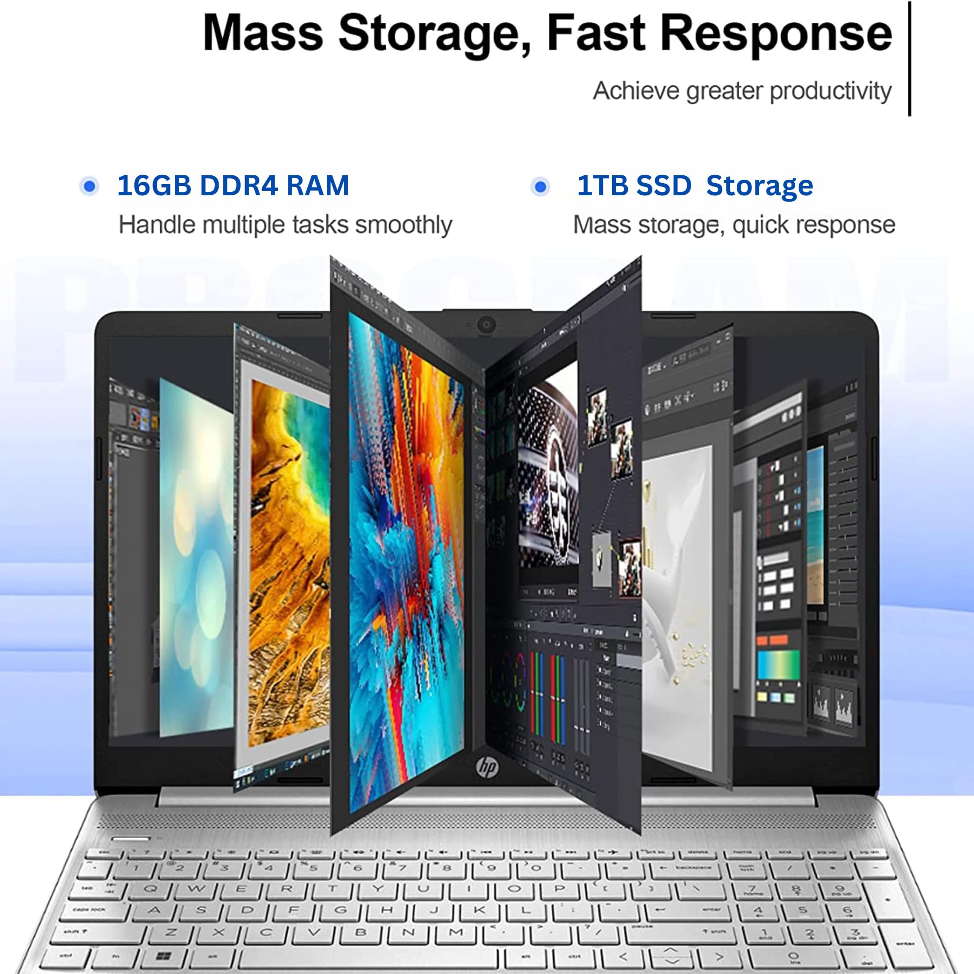 Foto 4 pulgar | Ordenador Portátil Hp Pavilion 15.6 Hd Con Pantalla Táctil De 16 Gb De Ram Y 1 Tb Ssd - Venta Internacional.