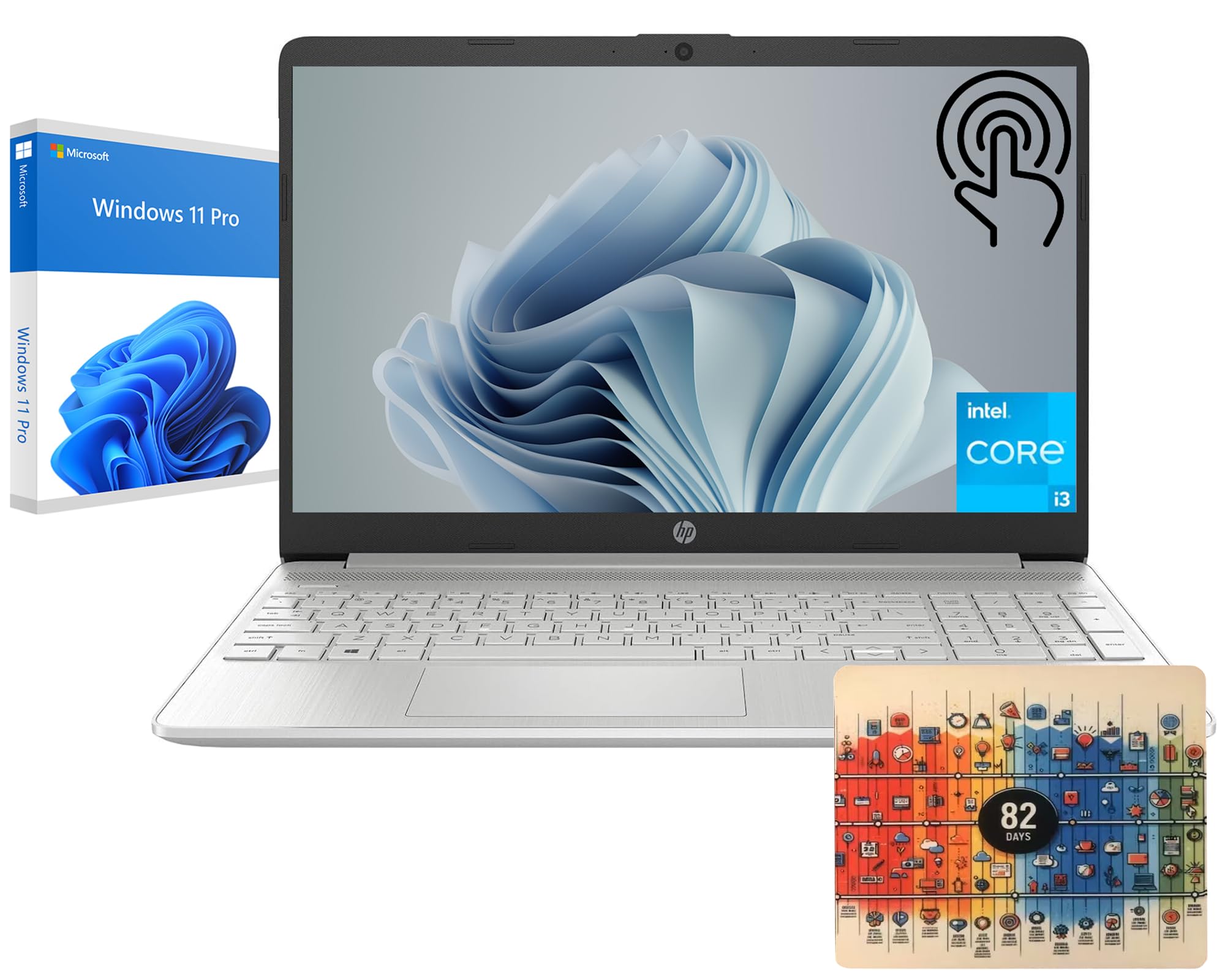 Laptop Hp Con Pantalla Táctil I3-1215u Más Reciente De 15.6 Pulgadas  16 Gb De Ram Y 1 Tb Ssd - Venta Internacional.