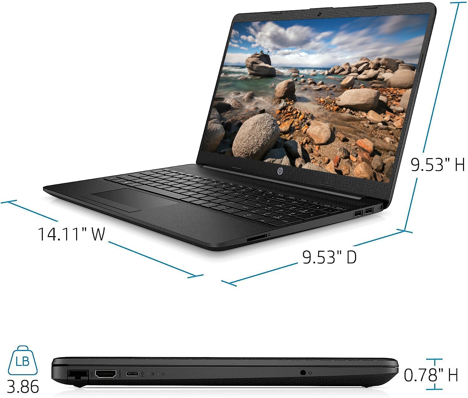 Foto 5 pulgar | Ordenador Portátil Hp De 15 6 Pulgadas Con 16 Gb De Ram Y 1 Tb Ssd Intel Pentium Windows 11 - Venta Internacional.