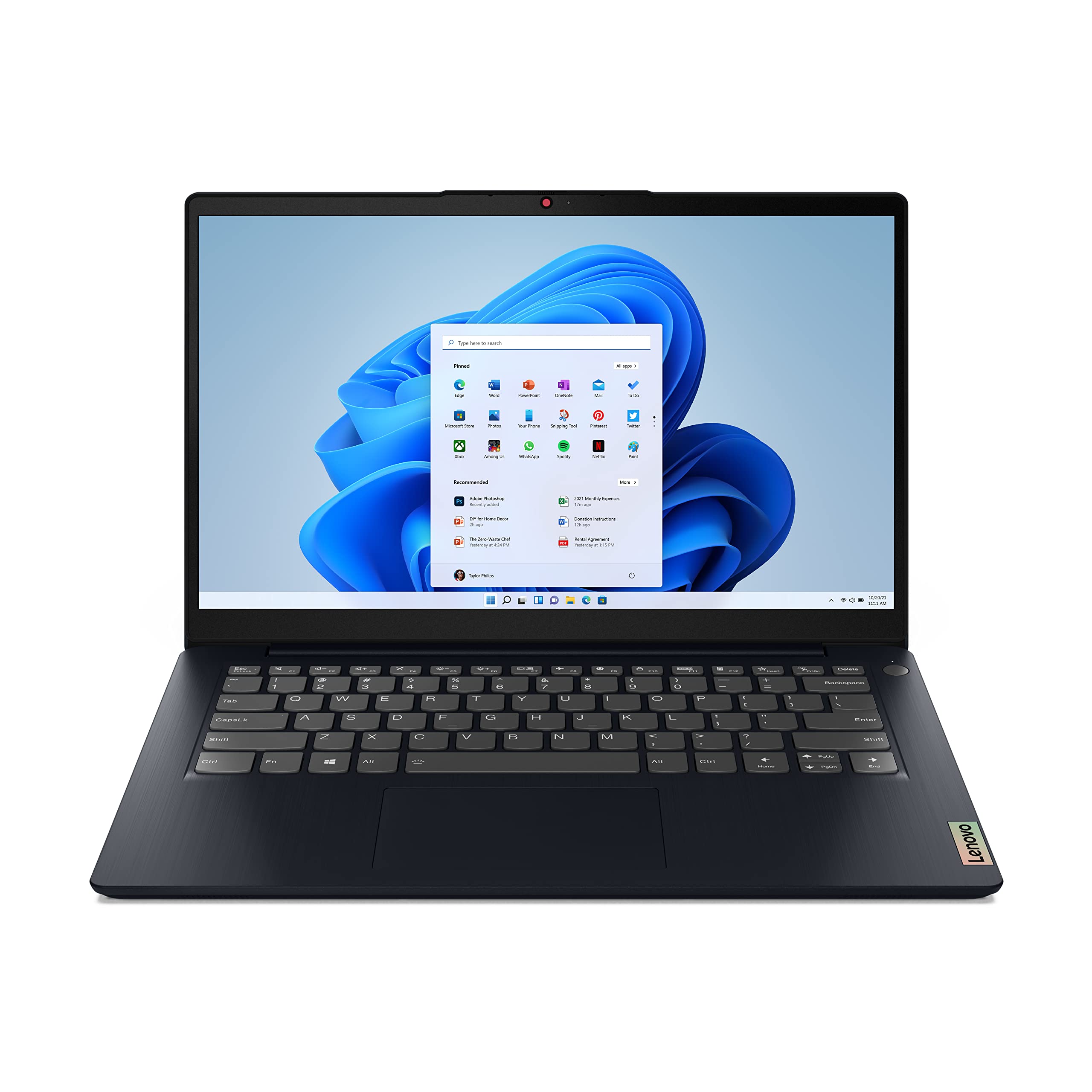Ordenador Portátil Lenovo Ideapad 3 14.0 Pulgadas Fhd Ryzen 5 5500u 8 Gb 256 Gb Ssd - Venta Internacional.