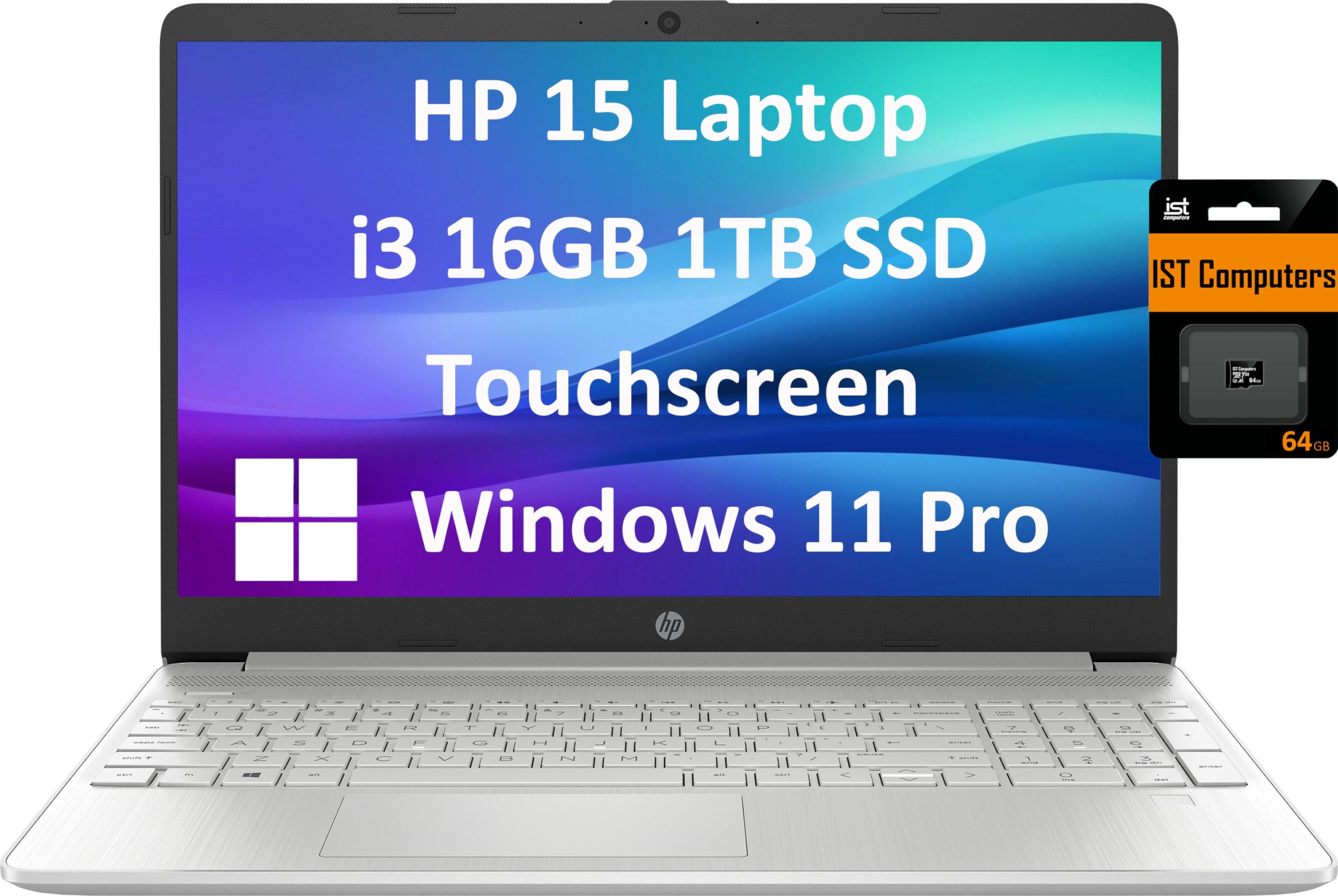 Laptop Hp 15 Con Pantalla Táctil Hd+ De 15 6 Pulgadas  Intel Core I3  16 Gb De Ram  1 Tb  Ssd - Venta Internacional.
