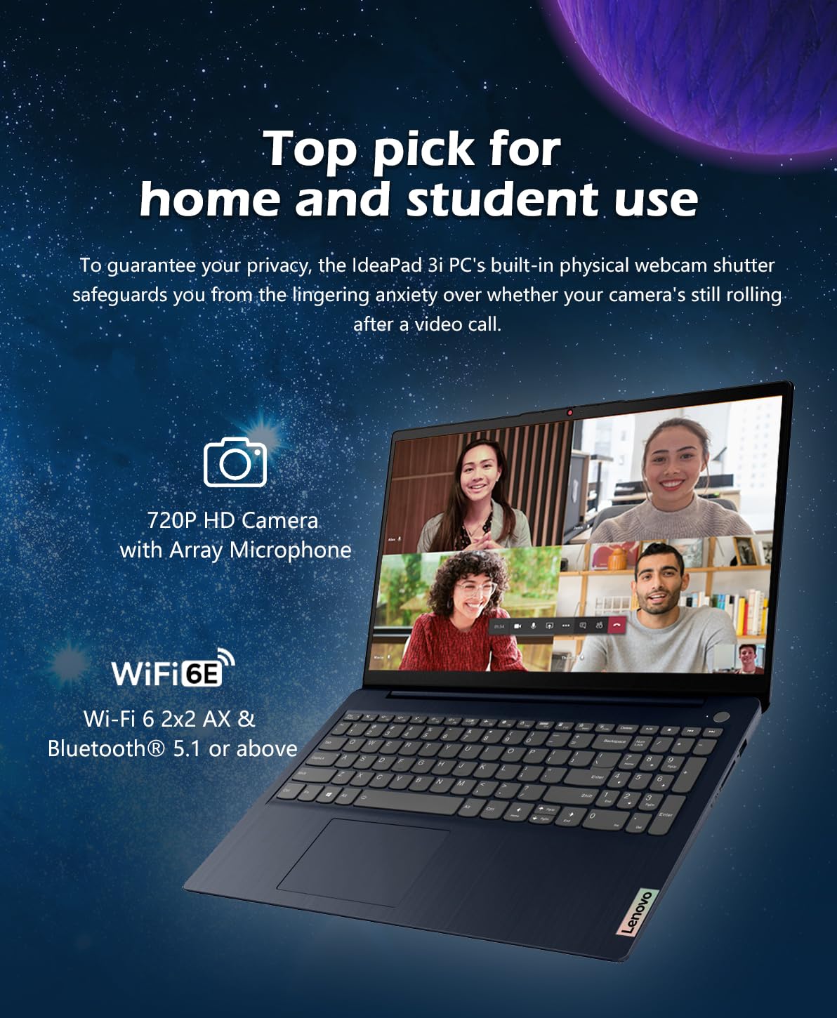 Foto 6 | Laptop Lenovo Ideapad 3i 15.6 Pulgadas 24 GB RAM 1 TB SSD Negro - Venta Internacional