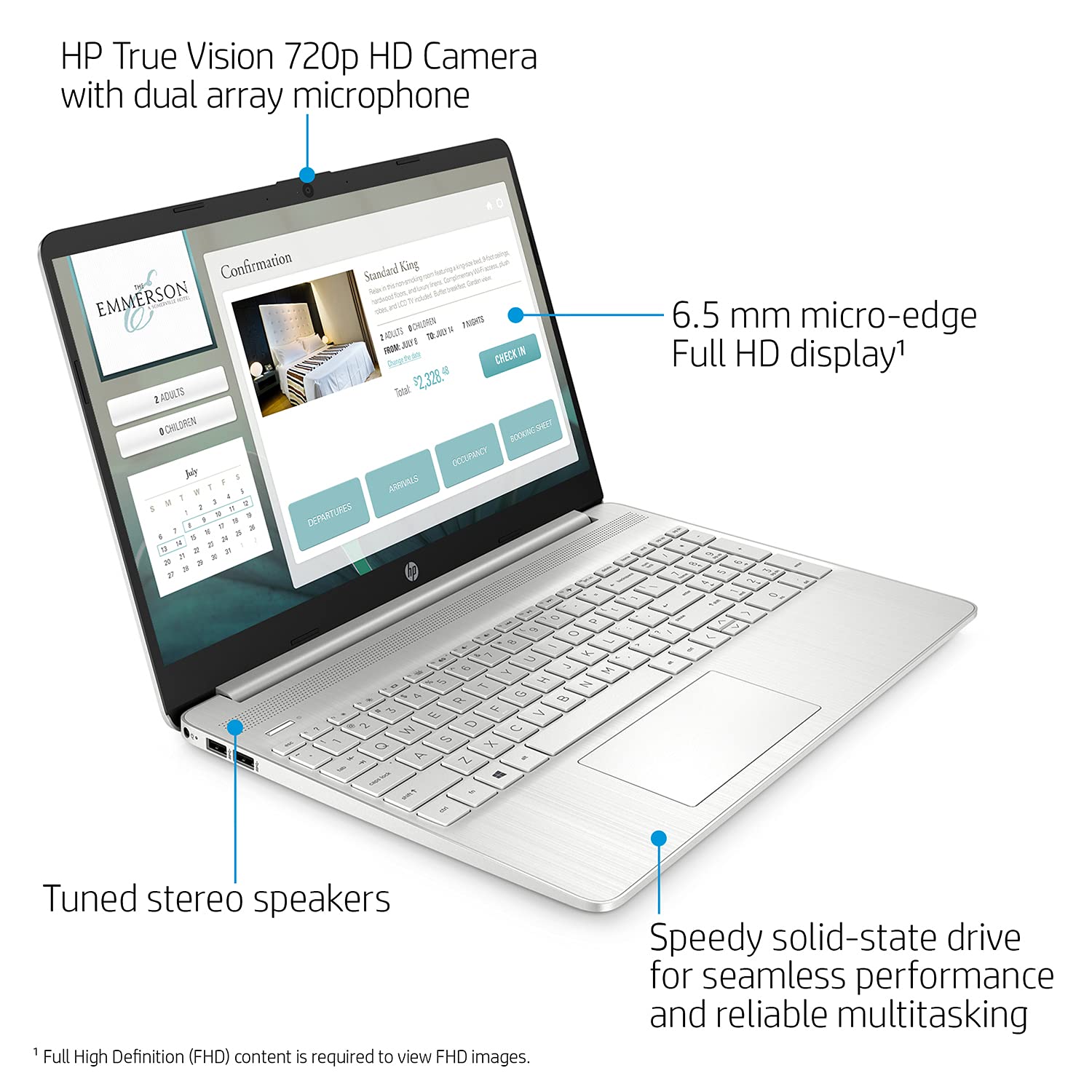 Foto 3 pulgar | Ordenador Portátil Hp Pavilion 15 6 Pulgadas Fhd 2022 Ryzen 5 5500u 16 Gb 512 Gb Ssd - Venta Internacional.
