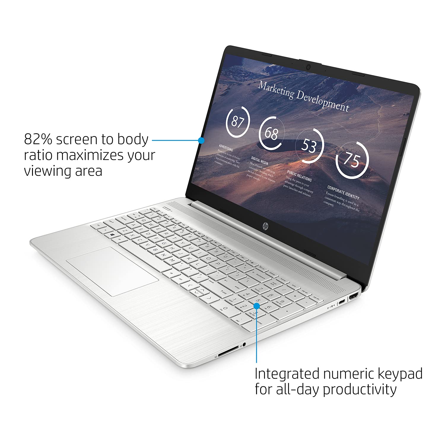 Foto 3 | Ordenador Portátil Hp Pavilion 15 6 Pulgadas Fhd 2022 Ryzen 5 5500u 16 Gb 512 Gb Ssd - Venta Internacional.