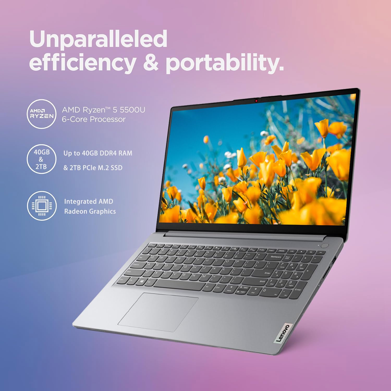 Foto 3 pulgar | Ordenador Portátil Lenovo Ideapad 1 15.6 Fhd Ryzen 5 5500u 16 Gb Ram 1 Tb Ssd - Venta Internacional.
