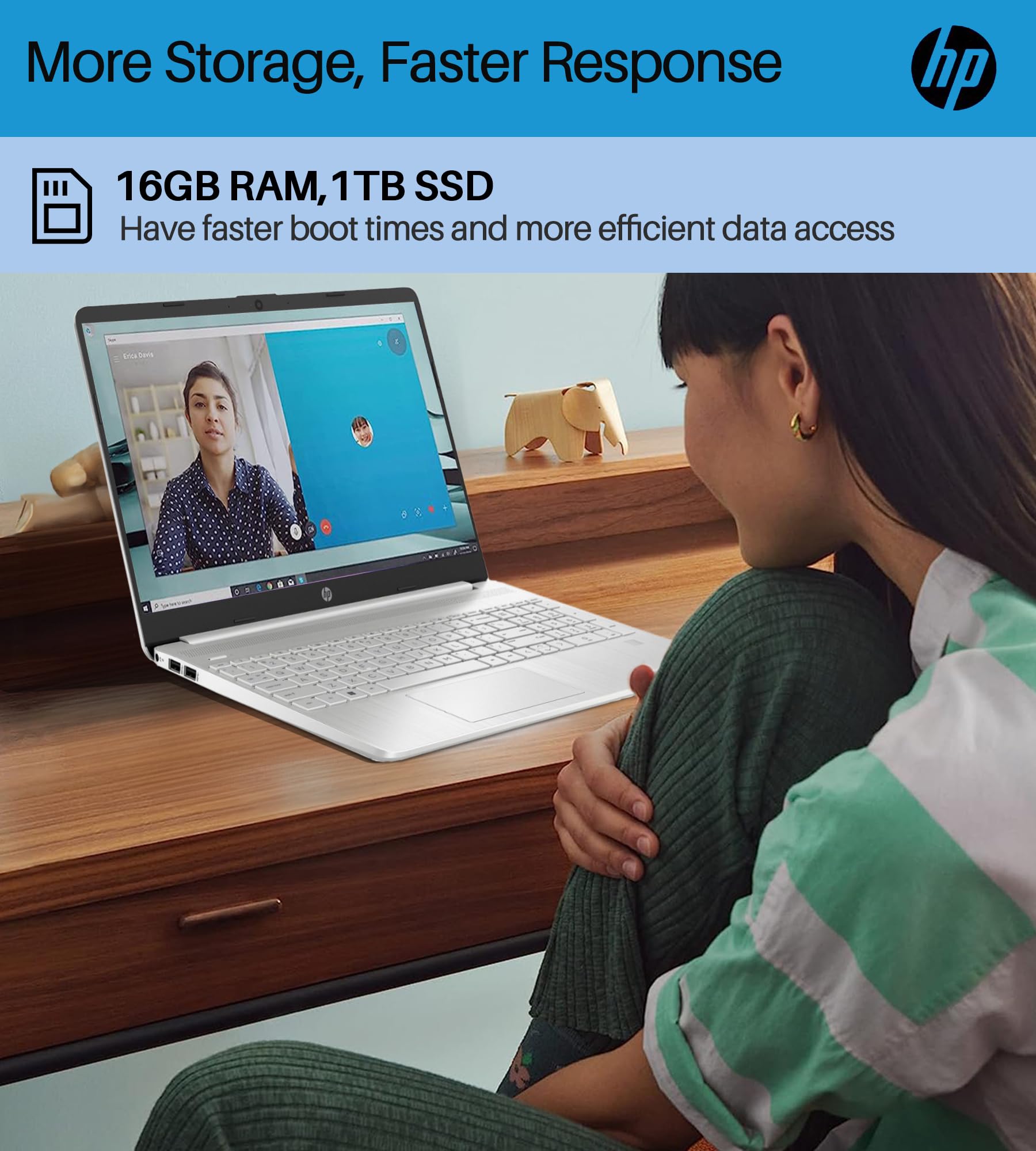 Foto 4 pulgar | Laptop HP 15.6 Pulgadas 16 GB RAM 1 TB  - Venta Internacional