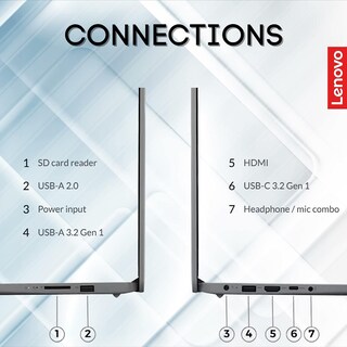 Foto 6 | Ordenador Portátil Lenovo Ideapad De 15 6 Pulgadas Hd Amd Athlon Silver 3050u De 20 Gb - Venta Internacional.
