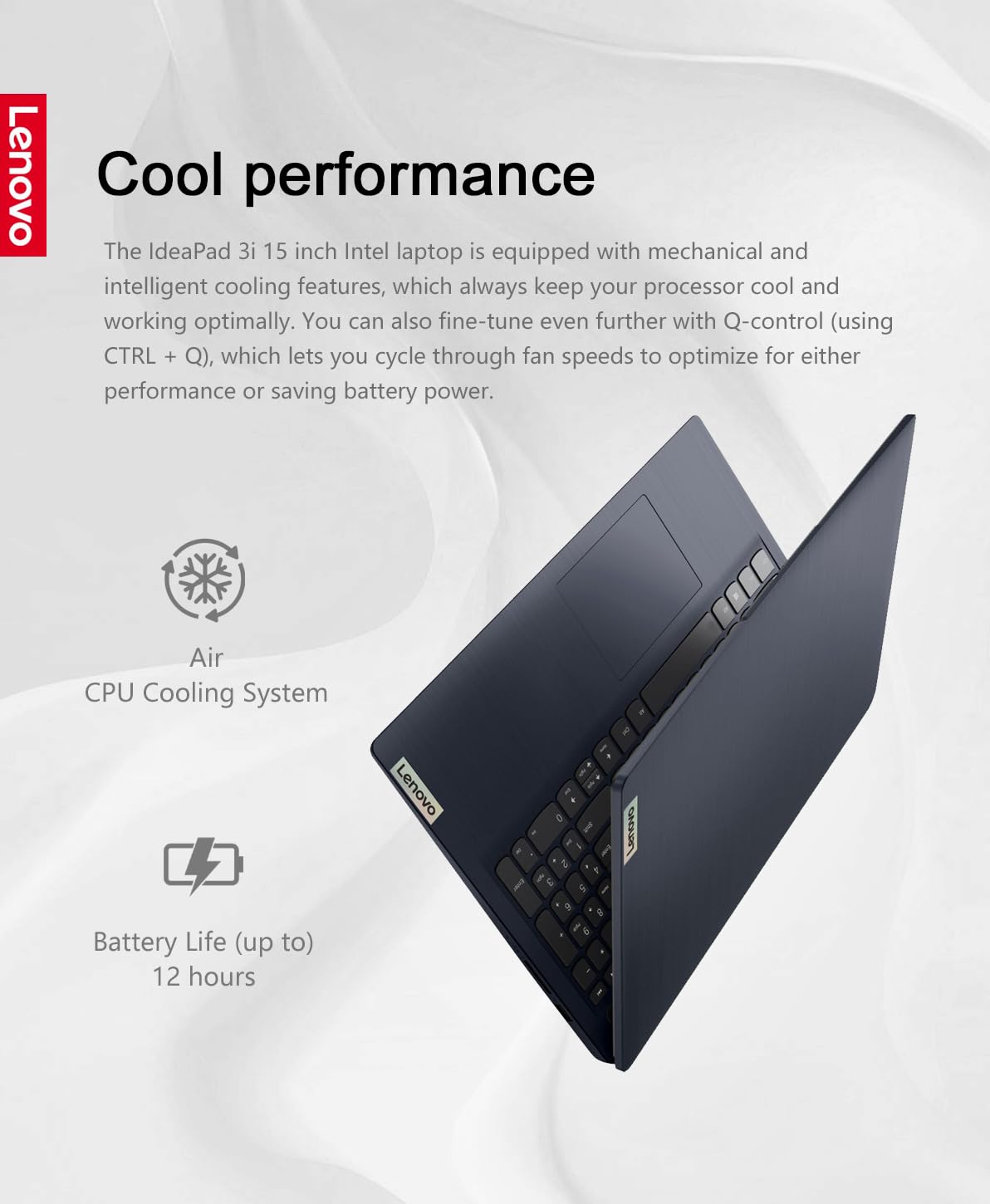 Foto 5 pulgar | Laptop Lenovo Ideapad 3i 15.6 Pulgadas 16 GB 512 GB SSD Negro - Venta Internacional
