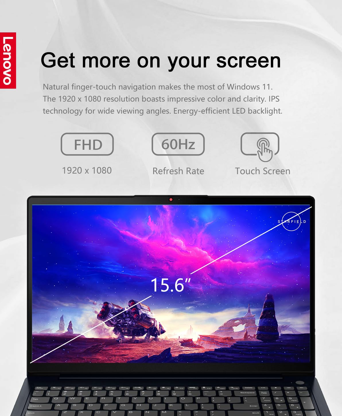 Foto 6 pulgar | Laptop Lenovo Ideapad 3i 15.6 Pulgadas 16 GB 512 GB SSD Negro - Venta Internacional