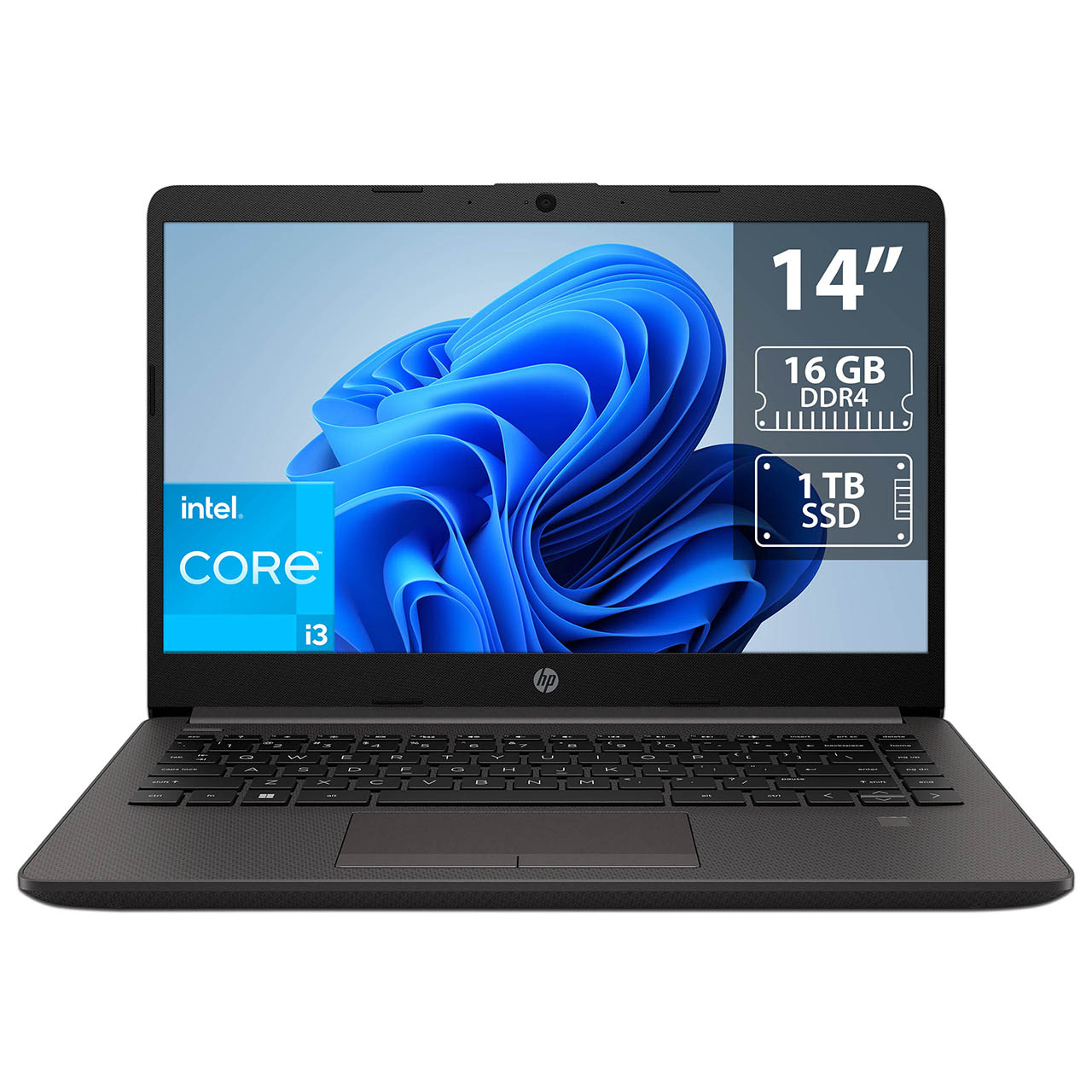 Laptop Hp 240r G9: Intel Core I3 1315u  Ram 16gb Ddr4  Ssd 1tb  Pantalla 14''  Windows 11 Home