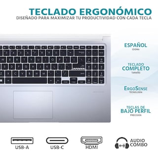 Foto 4 | Laptop Asus Vivobook 15 Intel Core I7 13620h 16gb Ram 512gb Ssd Windows 11 Home Teclado En Español
