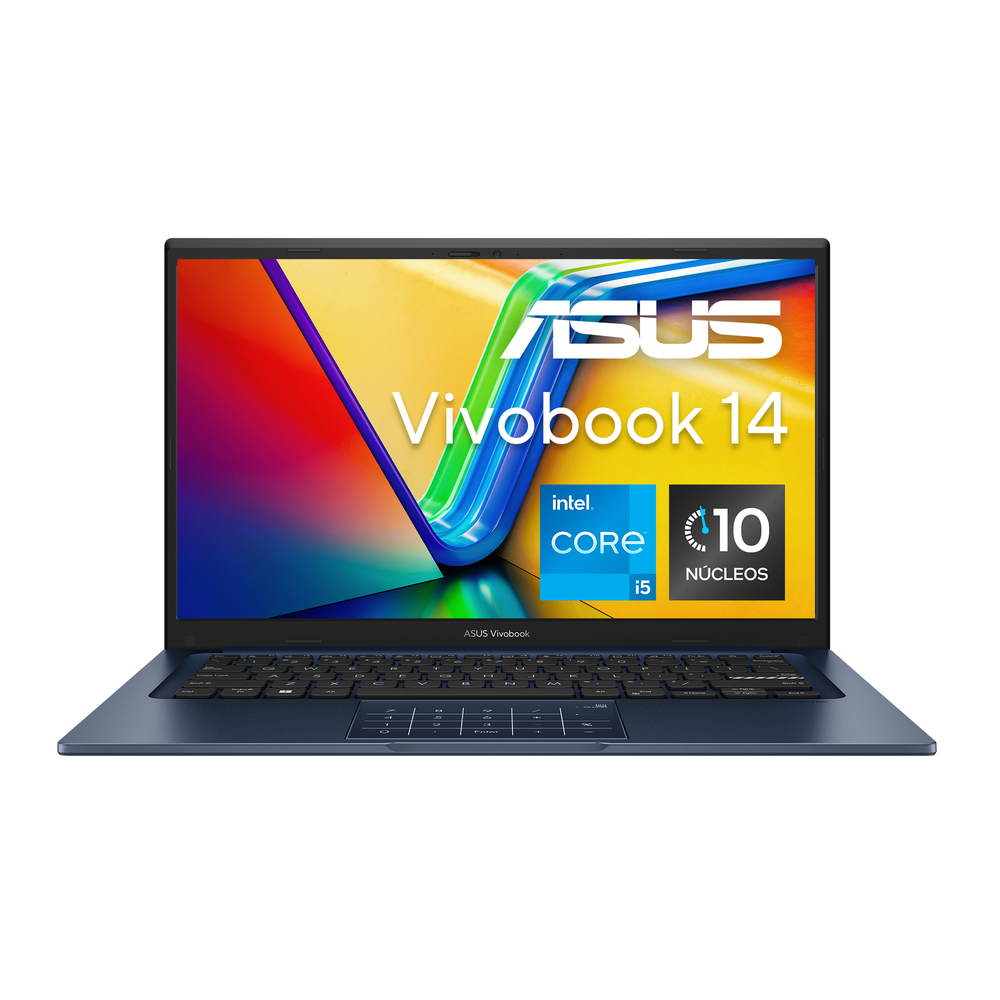 Foto 2 pulgar | Laptop Corei5 1334u 12gb Ddr4 256gb Ssd Asus 14 Azul Vivobook X1404va-i512256 90nb10i1-m016b0