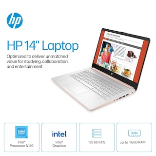 Foto 3 | Ordenador Portátil Hp Intel N150 De 14 Pulgadas 16 Gb De Ram 384 Gb Ssd Windows 11 - Venta Internacional.