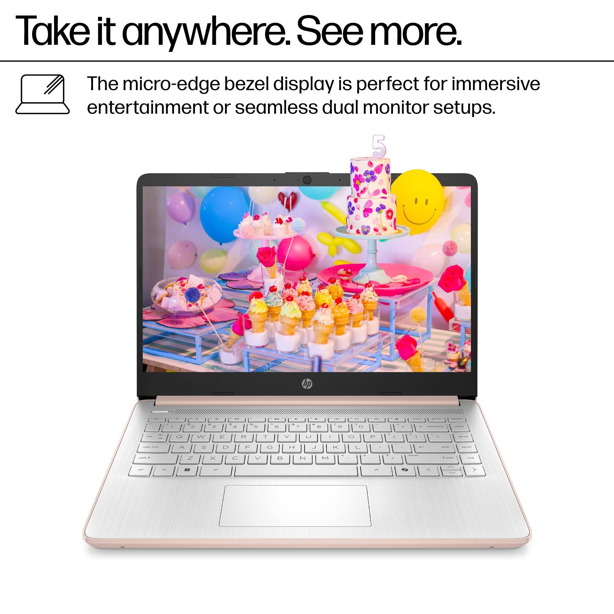 Foto 4 | Ordenador Portátil Hp Intel N150 De 14 Pulgadas  16 Gb De Ram  384 Gb  Ssd  Windows 11 - Venta Internacional.