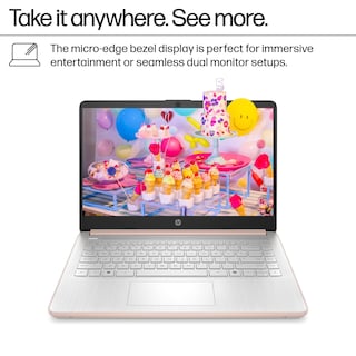 Foto 4 | Ordenador Portátil Hp Intel N150 De 14 Pulgadas 16 Gb De Ram 384 Gb Ssd Windows 11 - Venta Internacional.