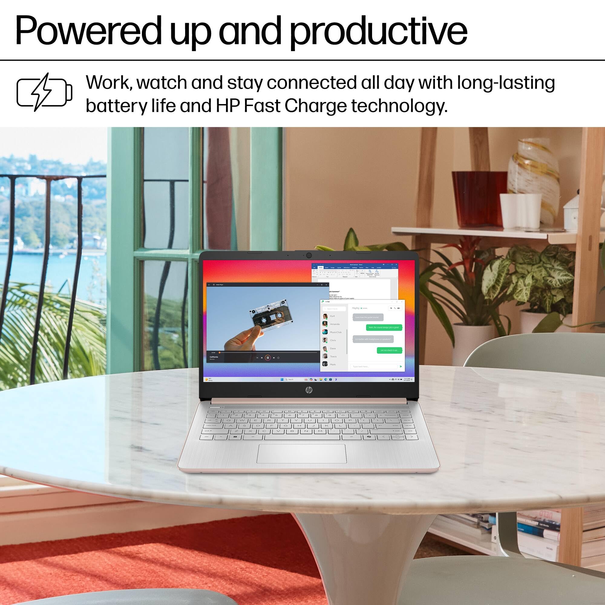 Foto 6 | Ordenador Portátil Hp Intel N150 De 14 Pulgadas  16 Gb De Ram  384 Gb  Ssd  Windows 11 - Venta Internacional.