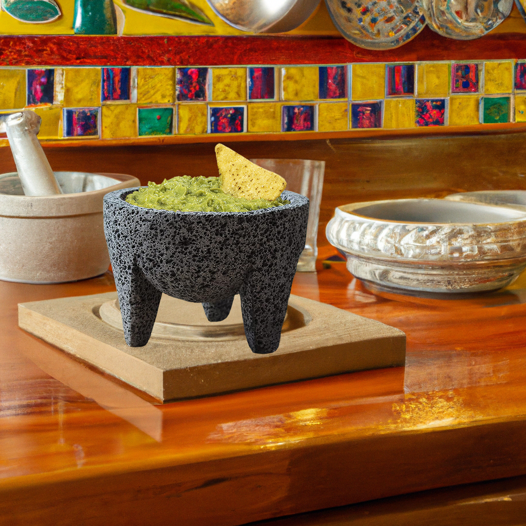 Foto 5 | Molcajete Tradicional de Piedra Volcánica (16 cm de diámetro) + Tejolote CEMCUI