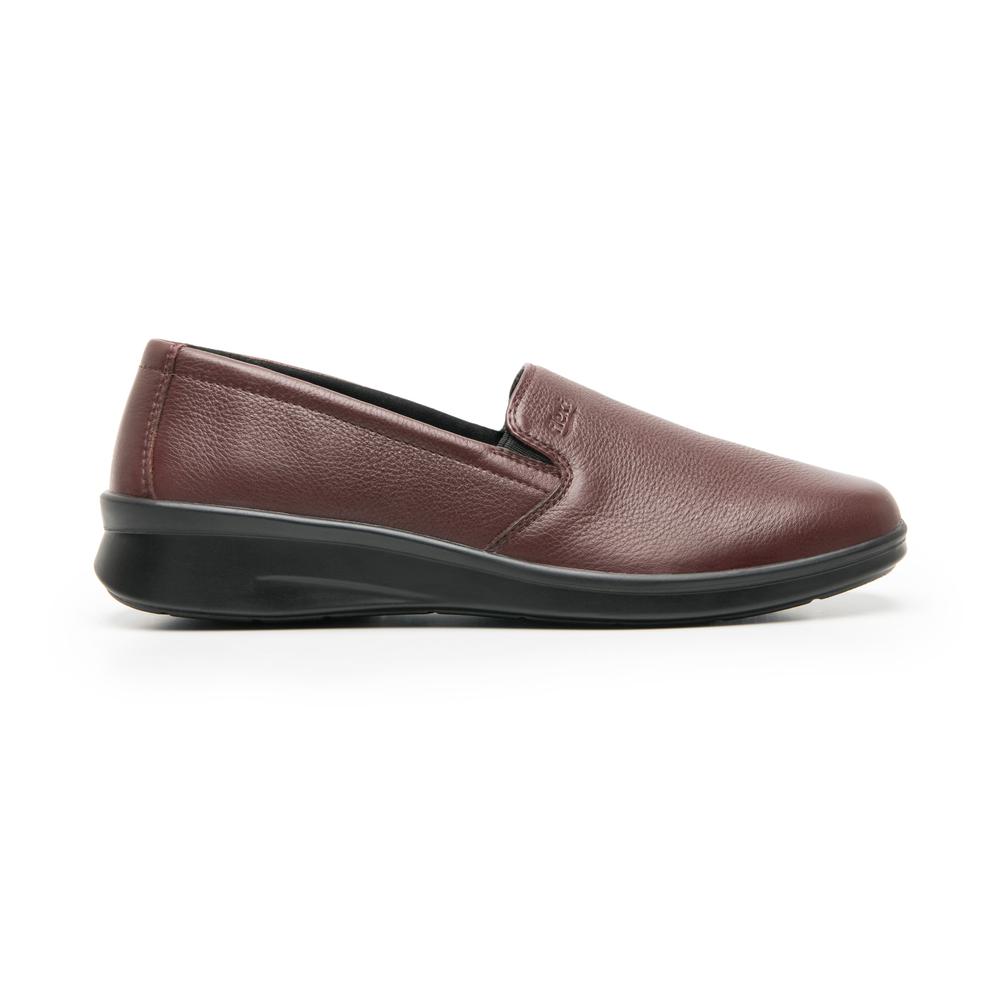 Zapatos Mocasines Flexi 124501 Vino para Mujer