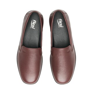 Foto 4 | Zapatos Mocasines Flexi 124501 Vino para Mujer