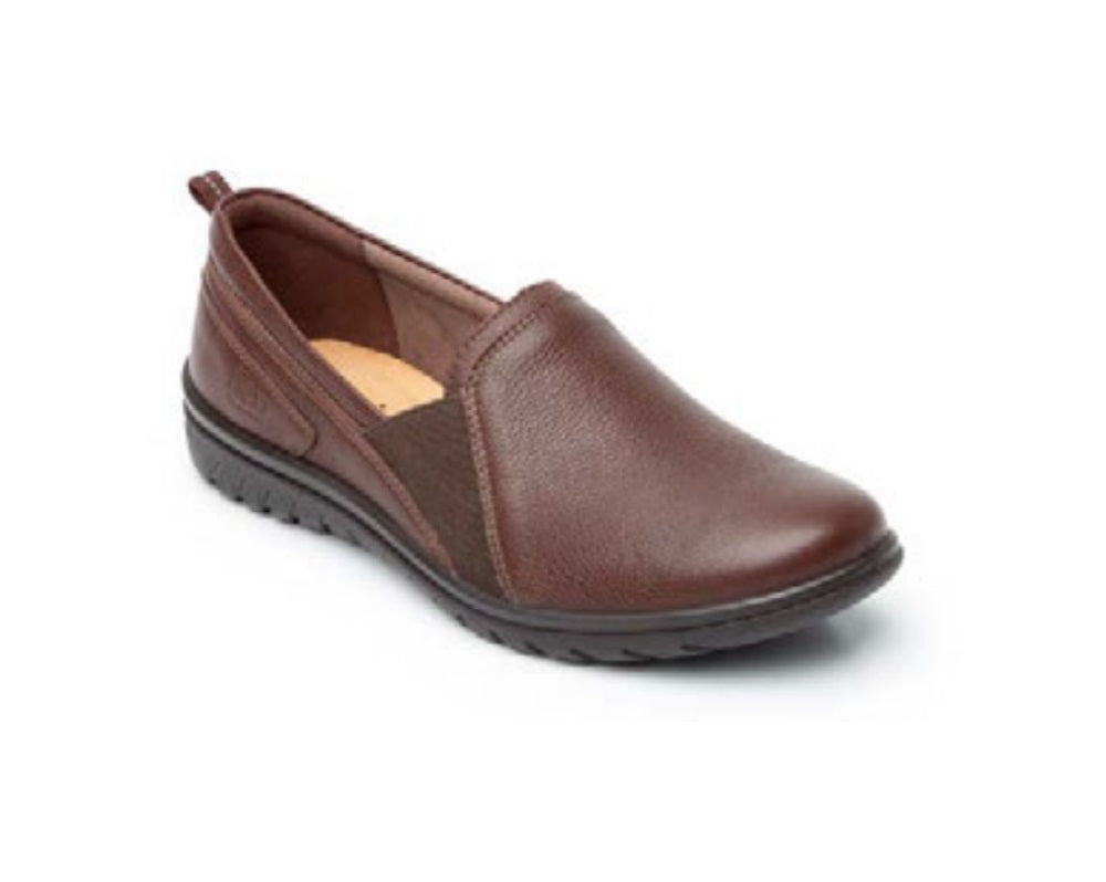 Foto 1 | Zapatos Confort Flexi color Café para Mujer