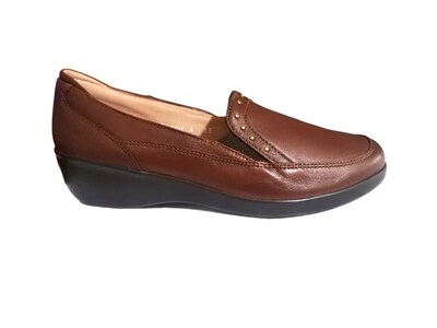 Foto 1 | Zapatos Confort Jarking color Café para Mujer