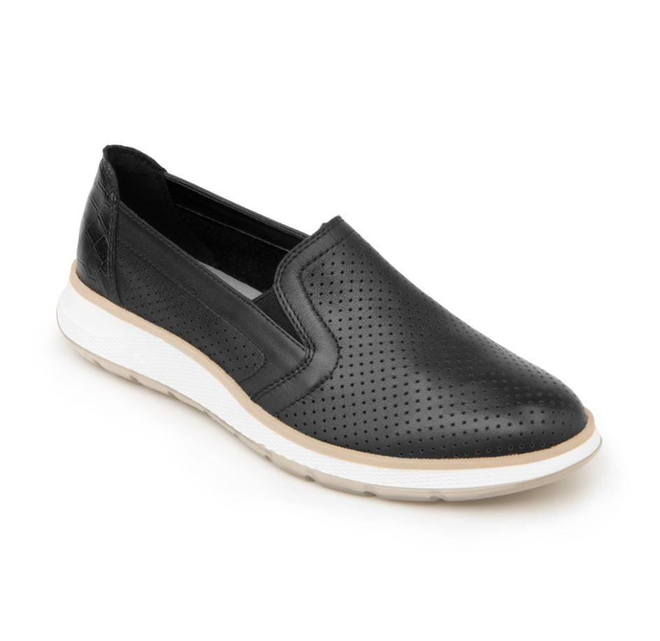 Zapatos Confort Flexi Negros para Mujer