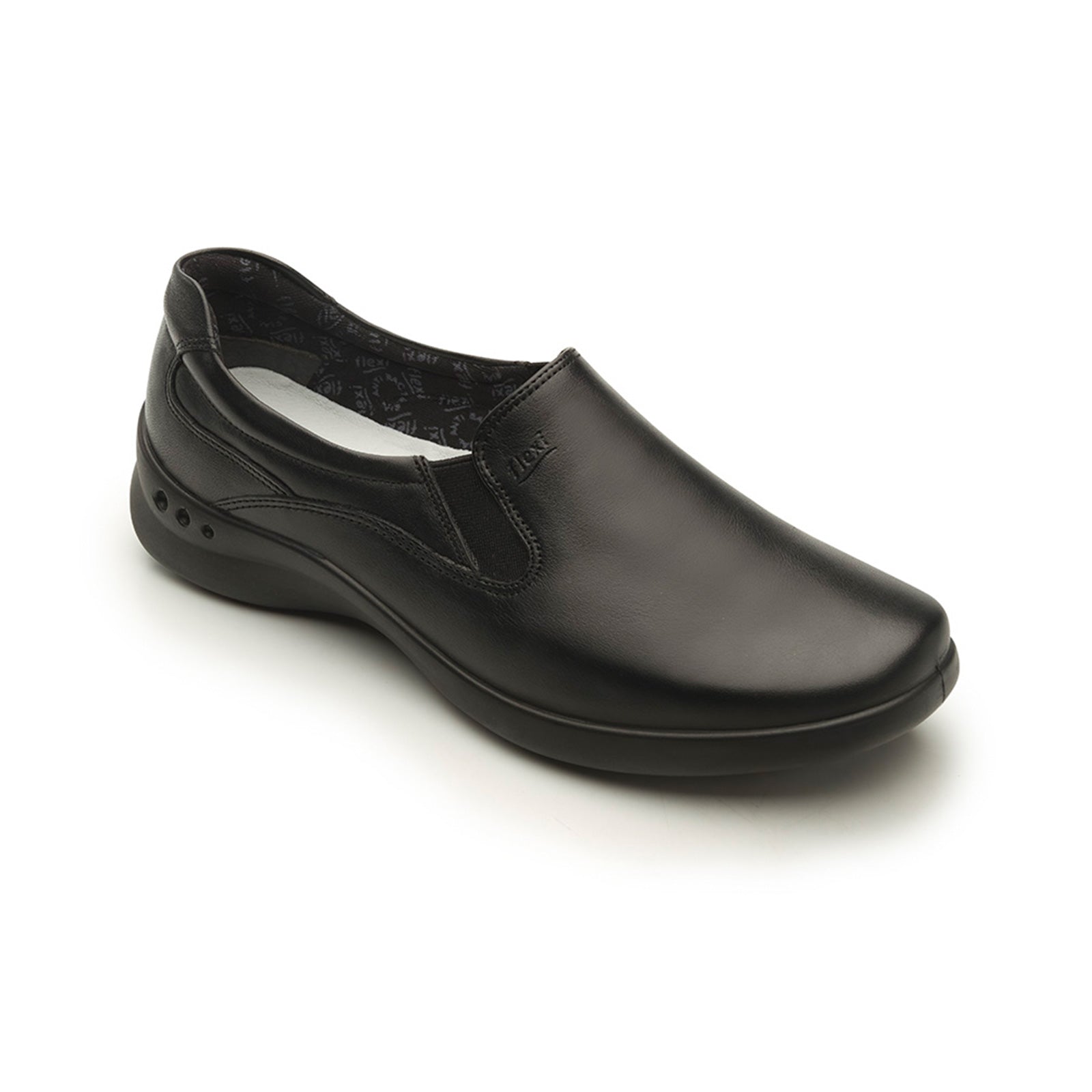Foto 2 pulgar | Zapatos Flexi 048301 Negros Confort para Mujer
