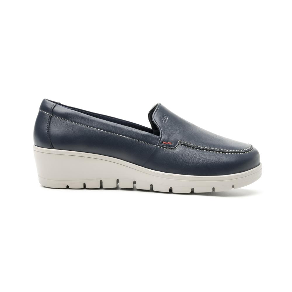 Foto 4 pulgar | Zapato Flexi con Plataforma Casual Estilo 104806 color Azul para Mujer