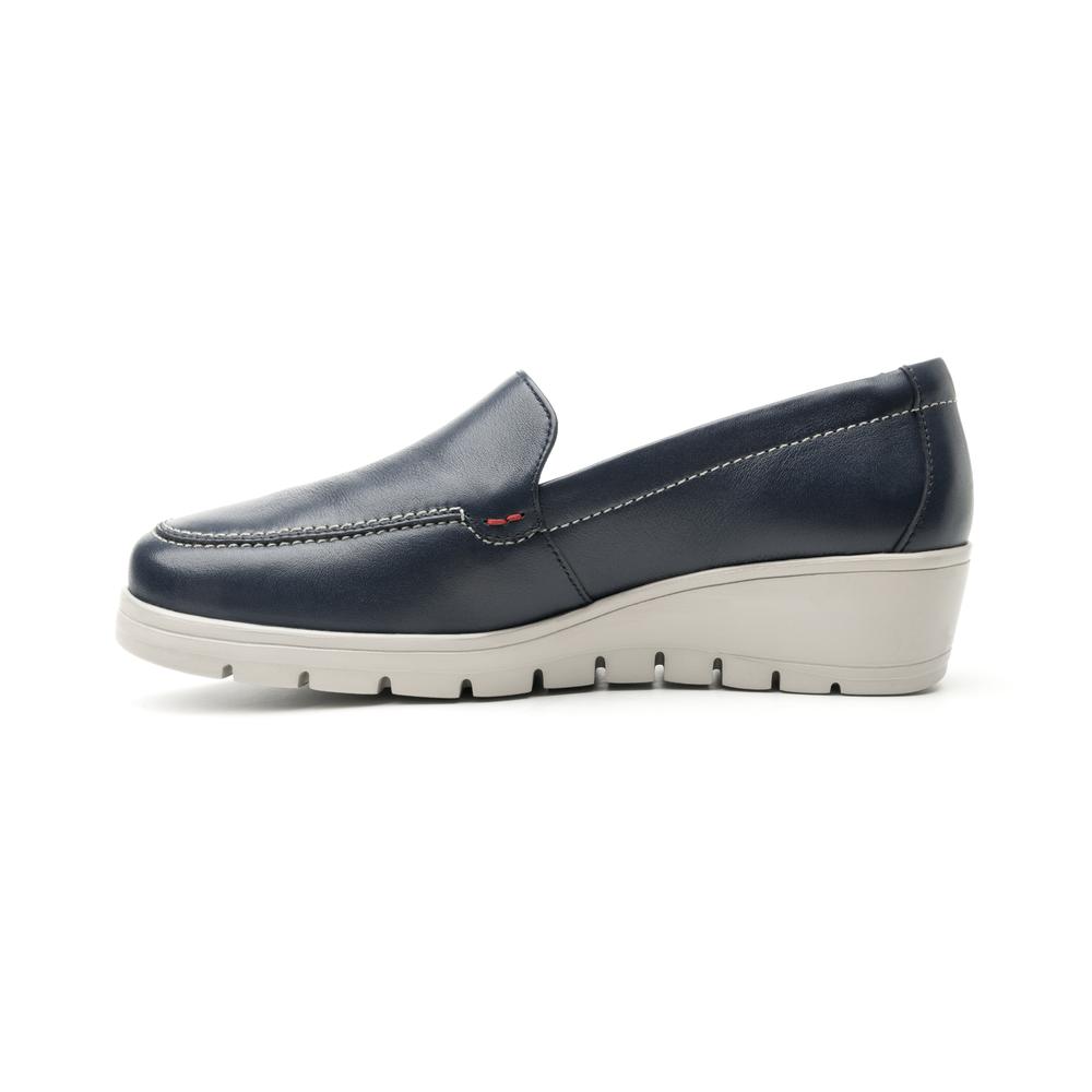Foto 5 pulgar | Zapato Flexi con Plataforma Casual Estilo 104806 color Azul para Mujer