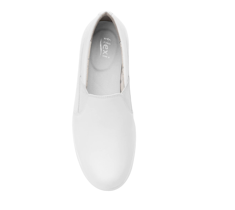 Foto 6 pulgar | Mocasín  para Mujer Flexi 32608 Blanco Repelente al Agua