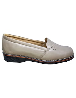 Foto 3 | Zapato Mocasín Piel Borrego Suave Pie Delicado Cómodo para Mujer
