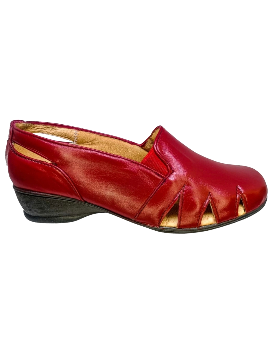 Foto 4 pulgar | Sandalias Confort Enco Footwear MD766-01 Rojas para Mujer