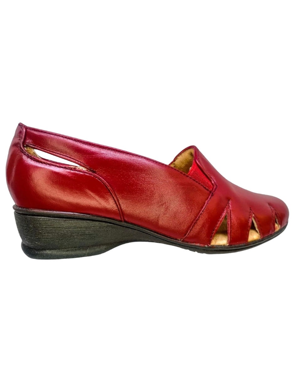 Foto 6 pulgar | Sandalias Confort Enco Footwear MD766-01 Rojas para Mujer