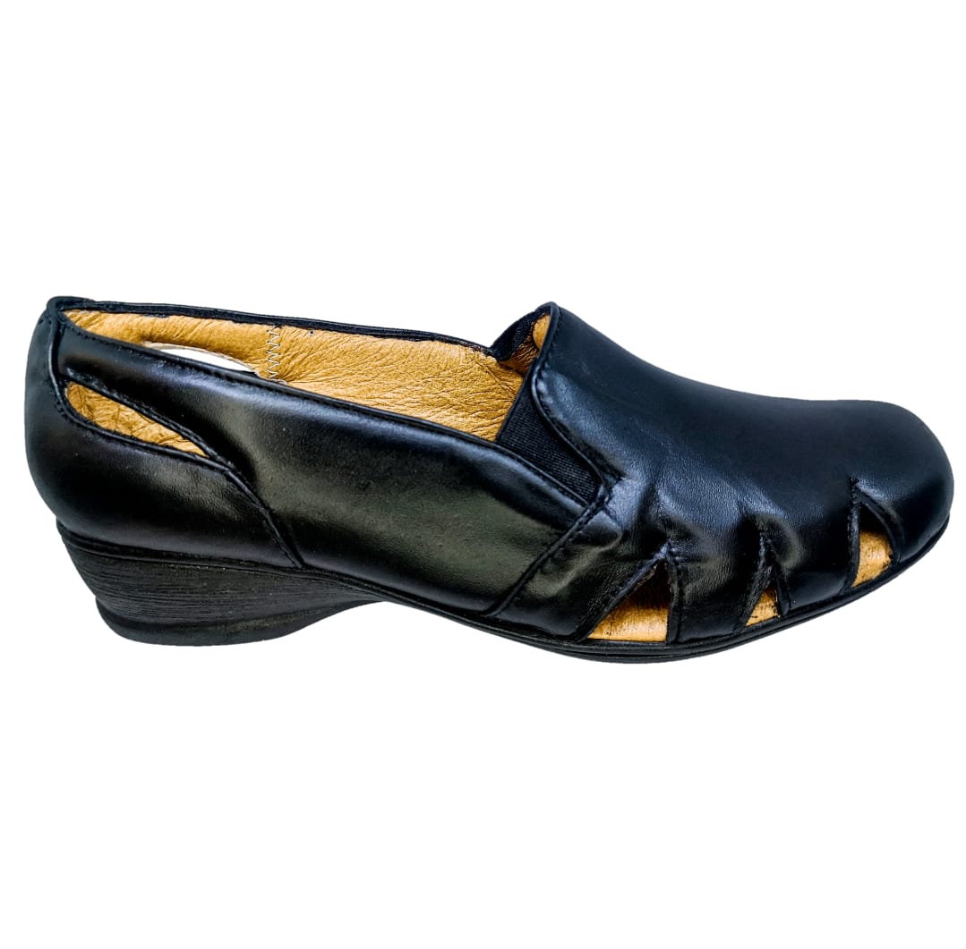 Foto 4 pulgar | Sandalias de Piel Confort Enco Footwear MD766-01 Negros para Mujer