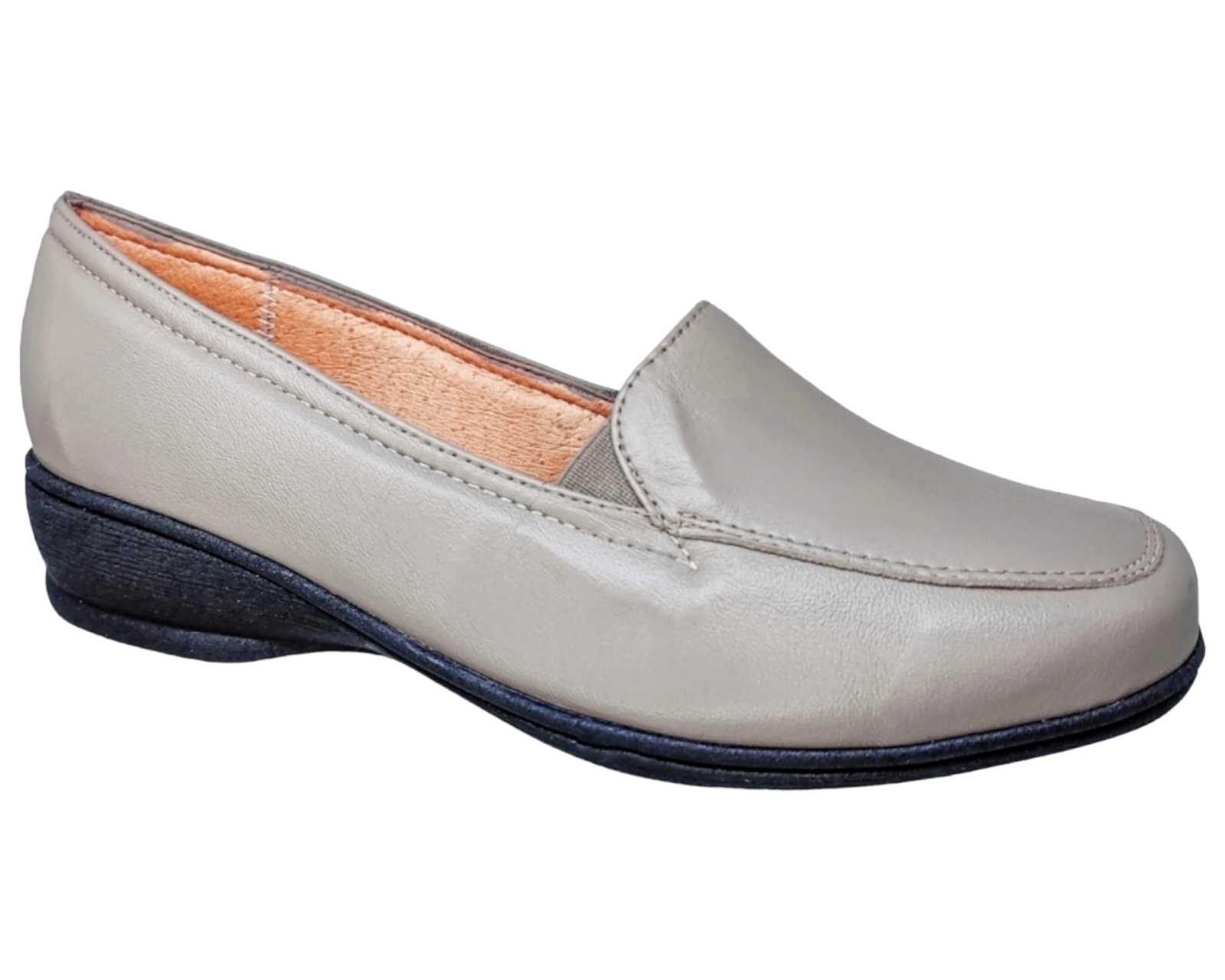 Zapato Cómodo Piel Borrego Casual Pie Delicado Mocasín Confort R64-1