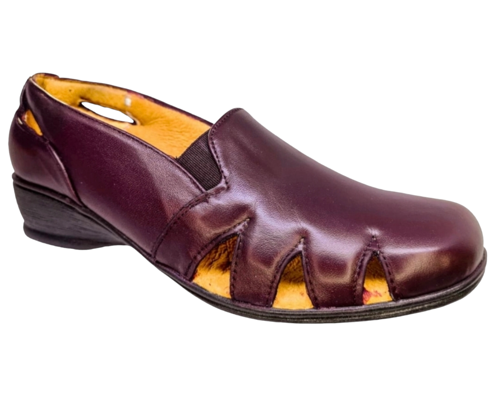 Sandalias de Piel Borrego Enco Footwear MD766-01 Vino