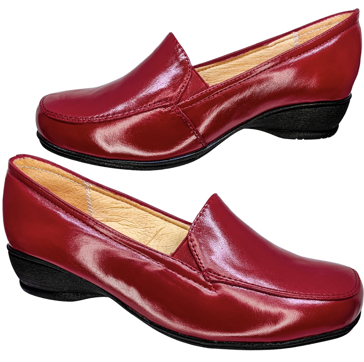 Foto 2 | Zapato de Piel de Borrego Enco Footwear Confort R64-1 Rojo