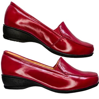 Foto 3 | Zapato de Piel de Borrego Enco Footwear Confort R64-1 Rojo