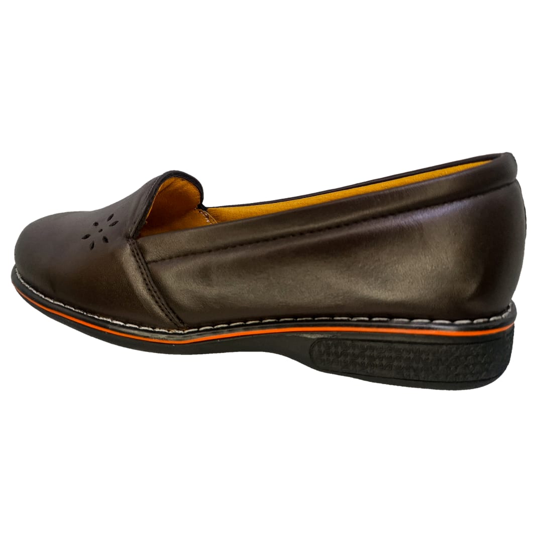 Foto 4 | Zapato Confort de Piel Enco Footwear Café