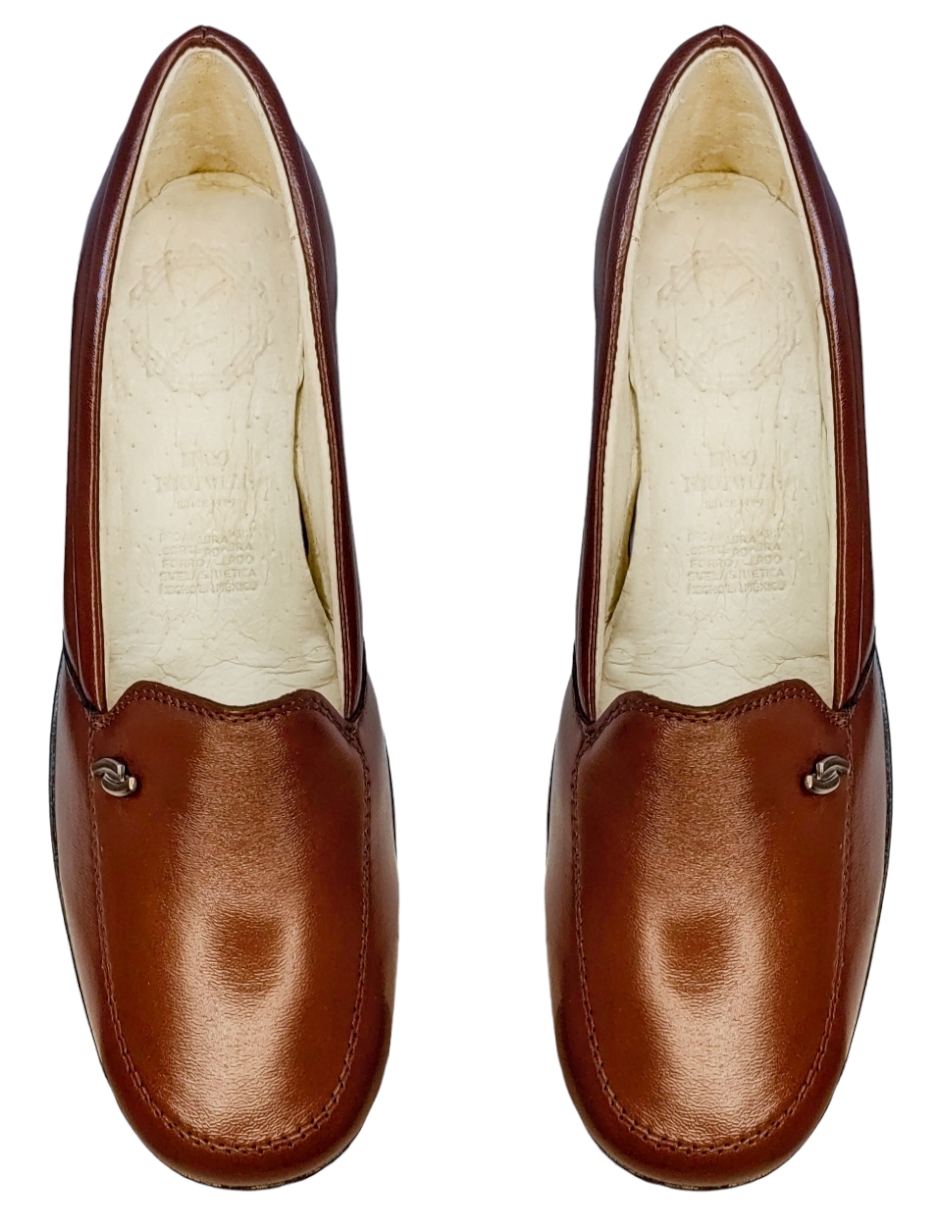 Foto 5 | Zapato Confort de Piel Enco Footwear MD61H Marrón