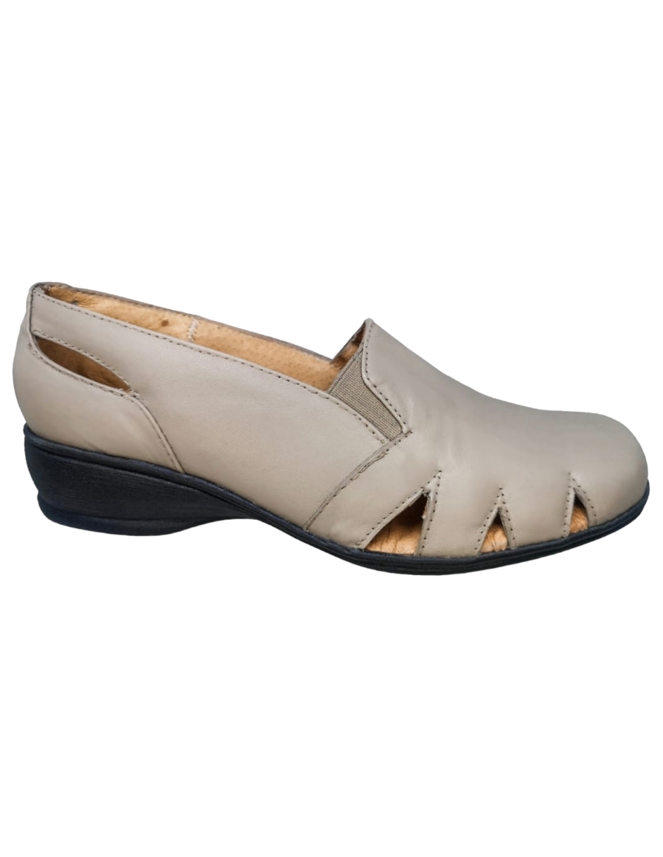 Foto 4 pulgar | Sandalias de Piel Confort Enco Footwear MD766-01 Beige para Mujer