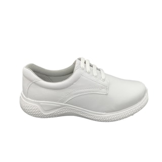 Foto 2 | Zapato de Enfermera Parbal Blancos de Piel Cómodos Ligeros 2110 para Mujer