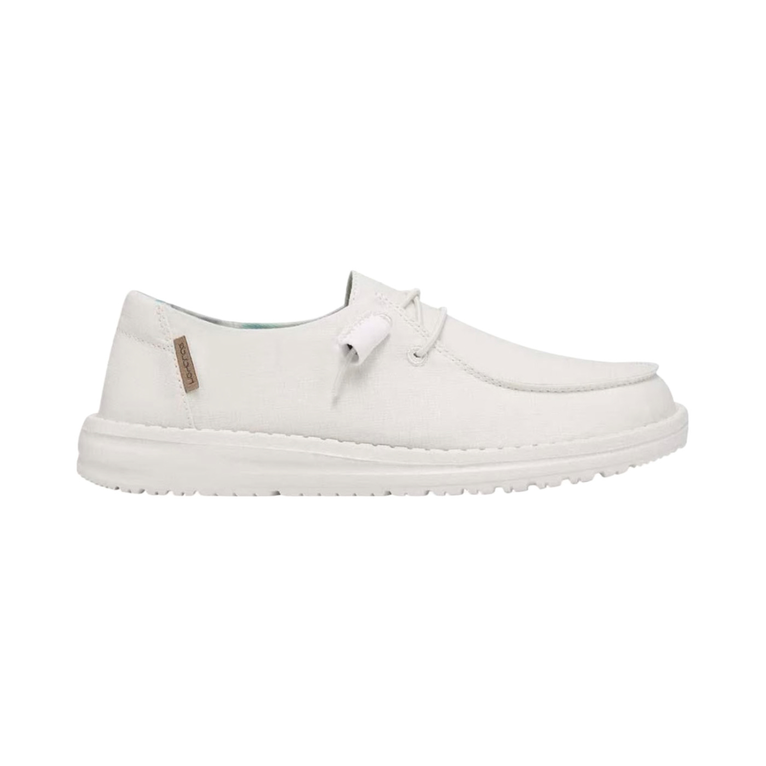 Zapatos Hey Dude Wendy Silk Blancos 121410211 para Mujer