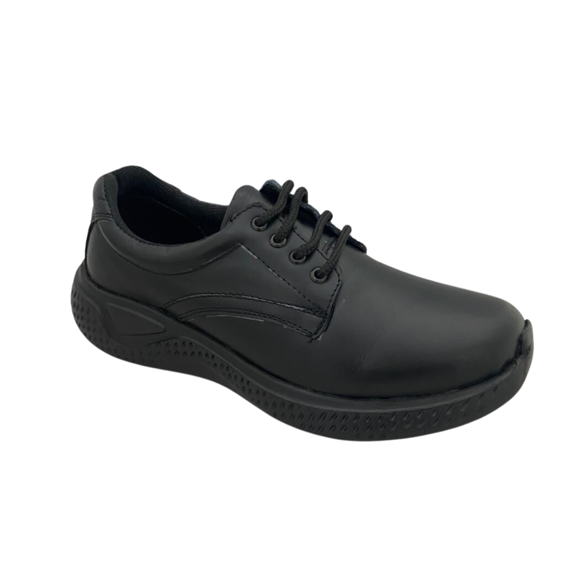 Zapatos Parbal Casuales Flexibles Negros de Piel 2110 para Dama