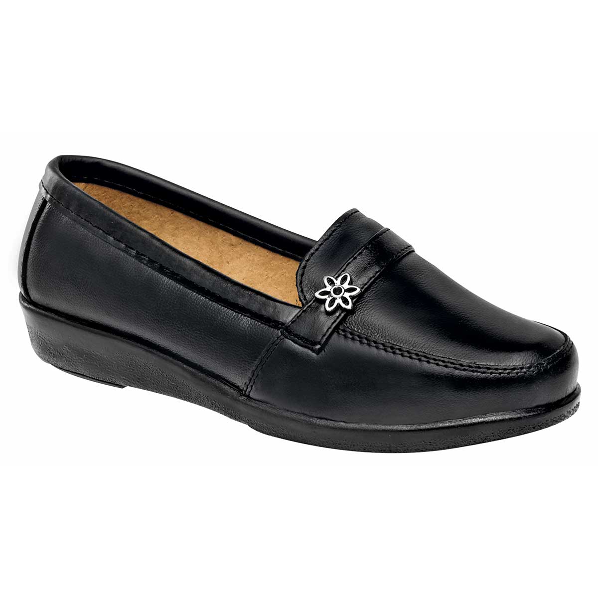 Florenza Zapato De Horma Cómoda Para Mujer Negro, Código 71411-1