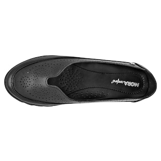 Foto 2 | Mora Confort Zapato De Horma Cómoda Para Mujer Negro, Código 113199-1