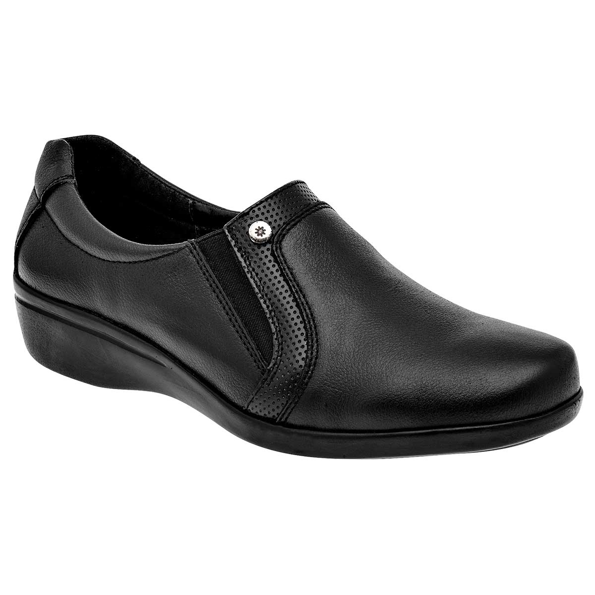 Foto 2 pulgar | Mora Confort Zapato De Horma Cómoda Para Mujer Negro, Código 102296-1