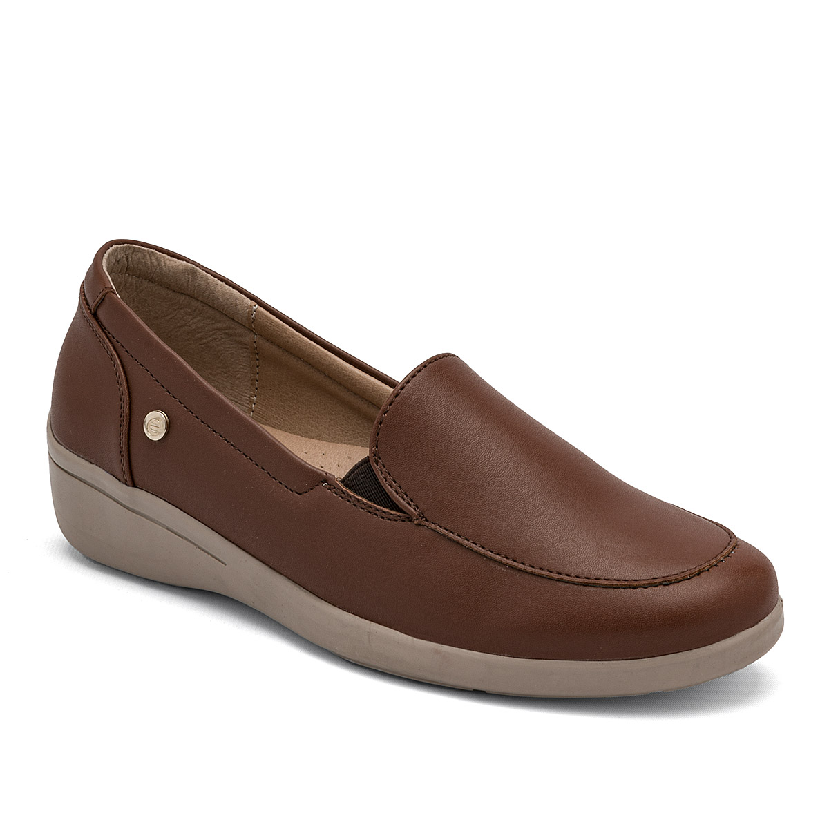 Foto 2 pulgar | Etnia Zapato De Horma Cómoda Para Mujer Camel, Código 121590-e