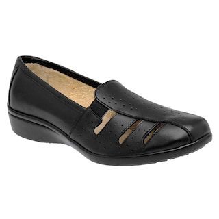 Foto 1 | Mora Confort Zapato De Horma Cómoda Para Mujer Negro, Código 102192-1