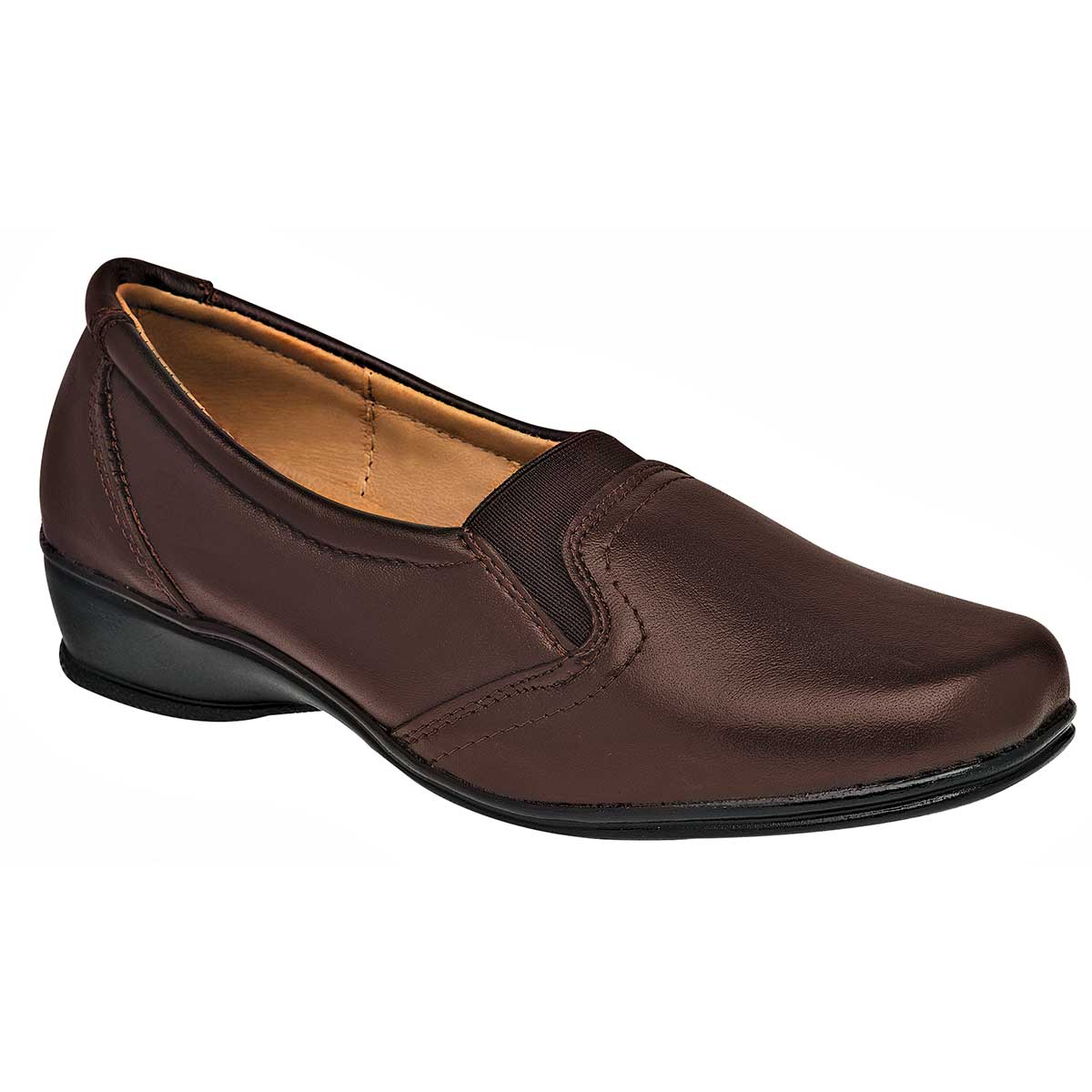 Kevek Zapato De Horma Cómoda Para Mujer Café, Código 73387-1